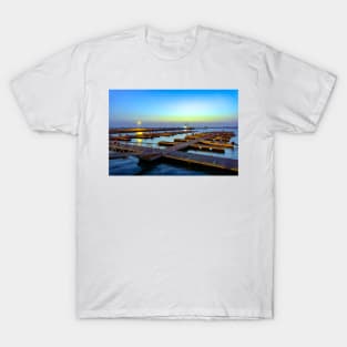 night at the harbor T-Shirt